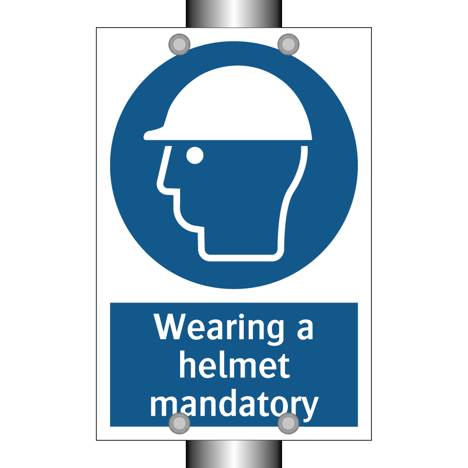 Wearing a helmet mandatory