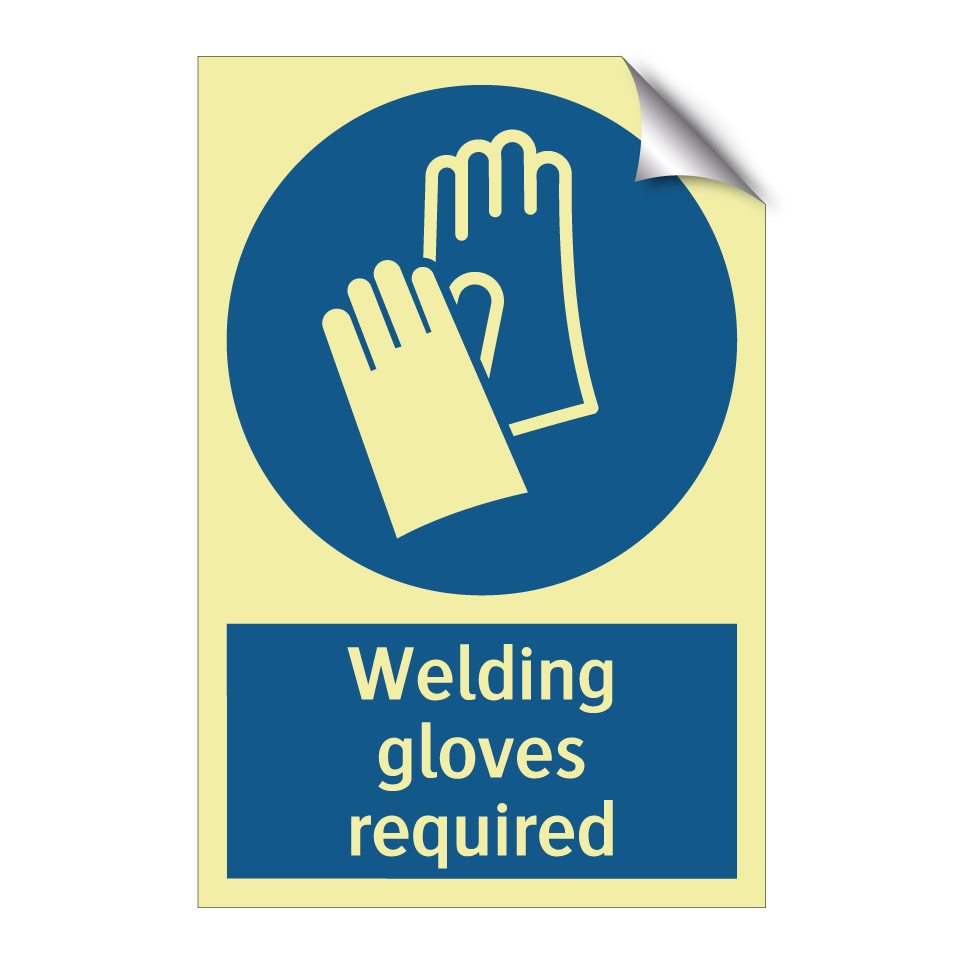 Welding gloves required