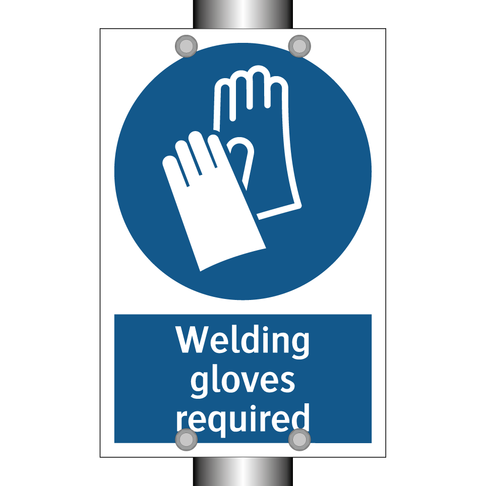 Welding gloves required