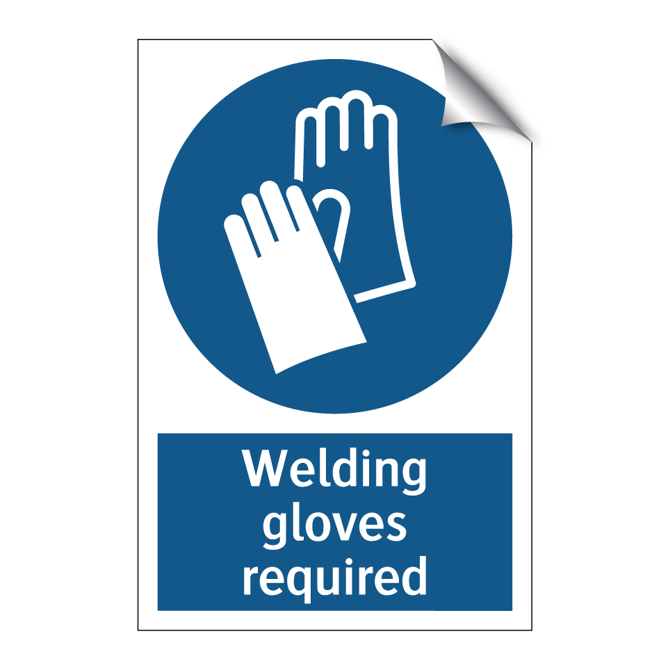Welding gloves required