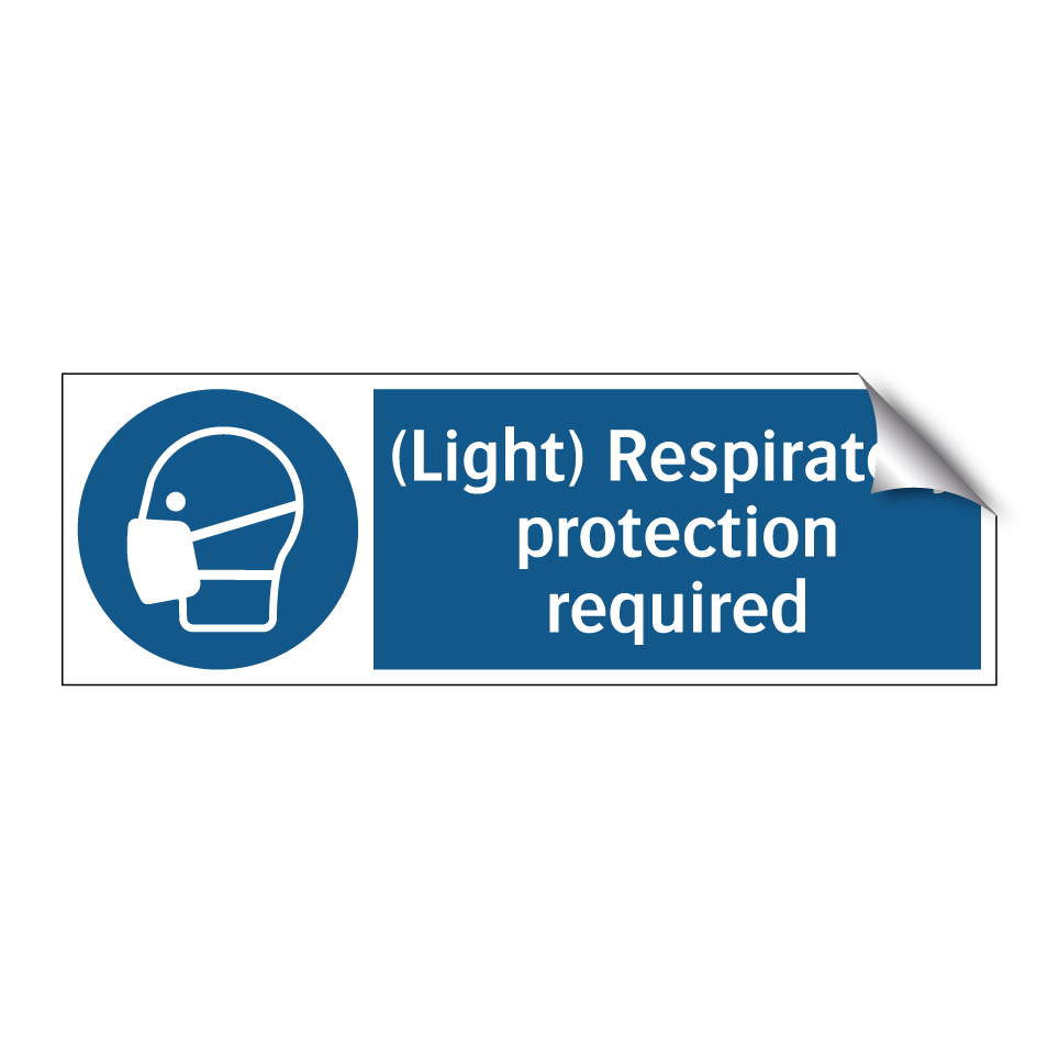 (Light) Respiratory protection required