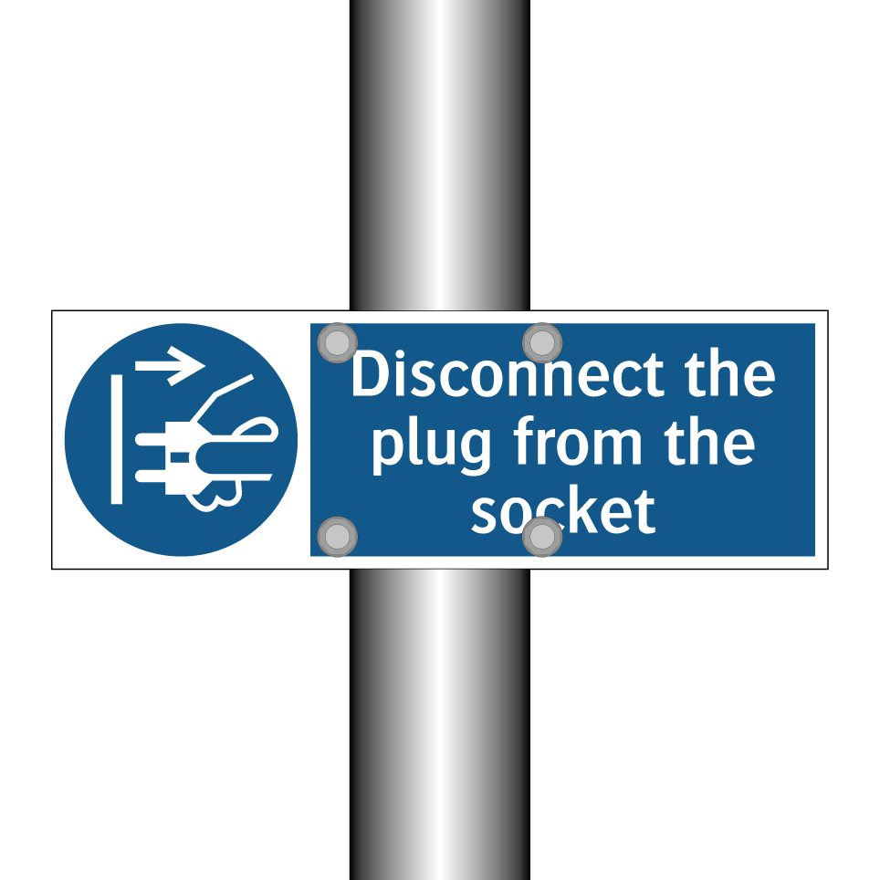 Disconnect the plug from the socket