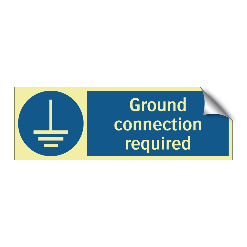 Ground connection required