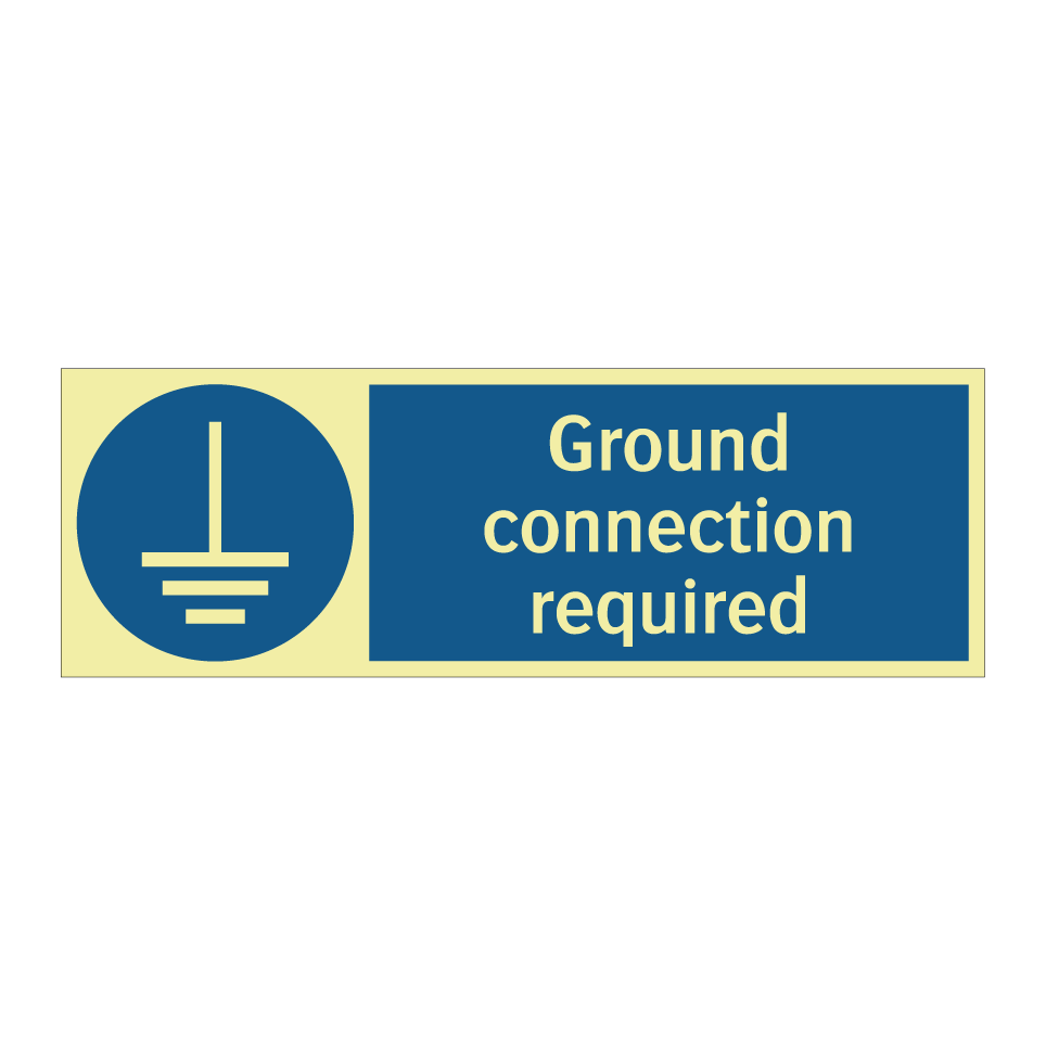 Ground connection required