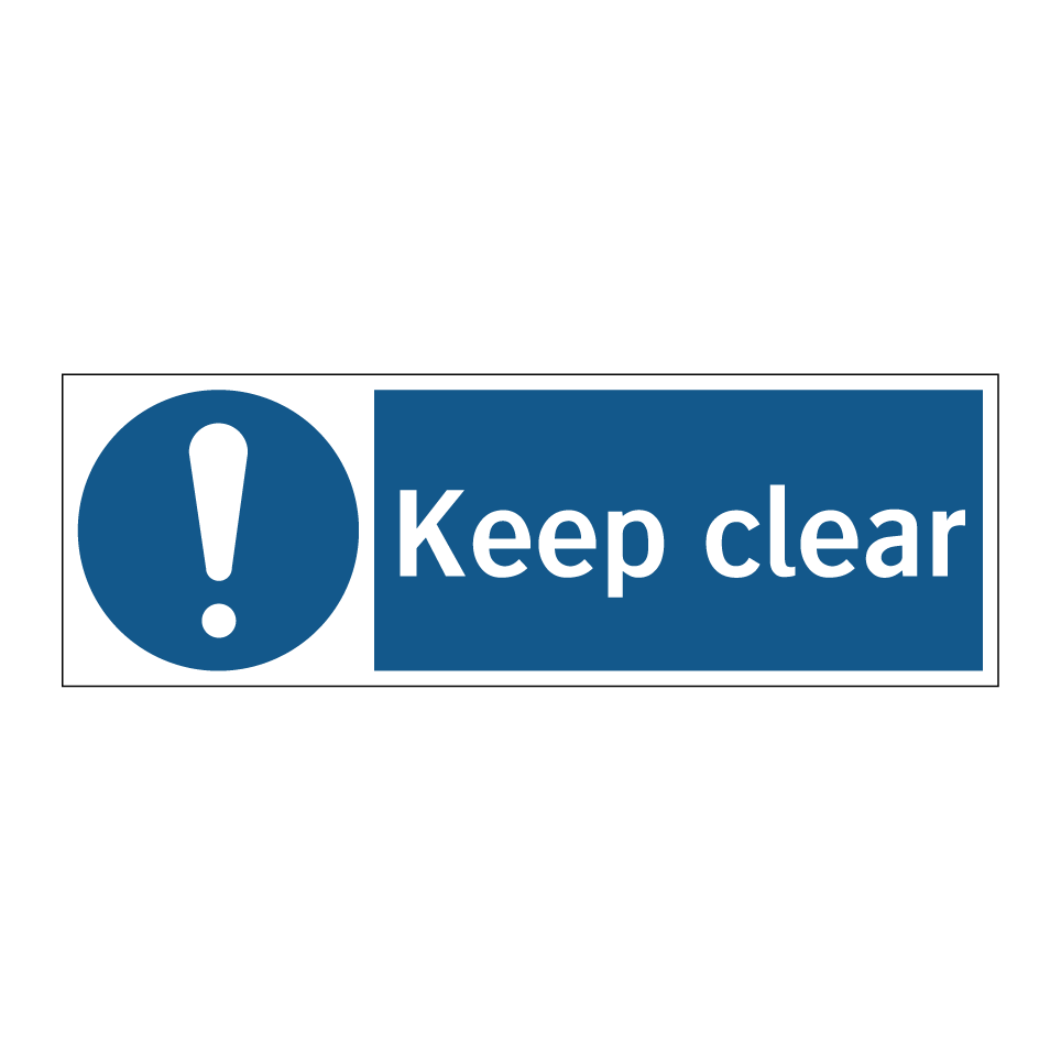 Keep clear