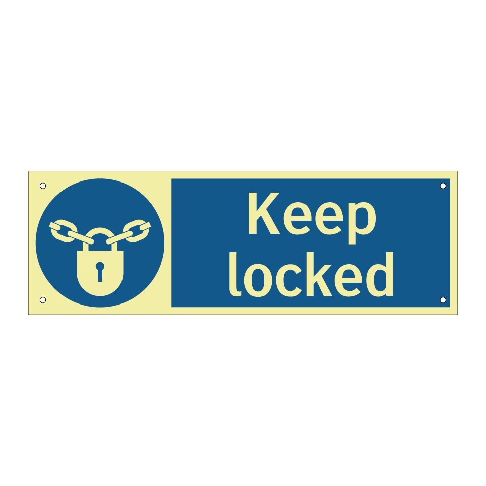 Keep locked