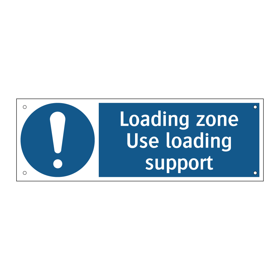 Loading zone Use loading support