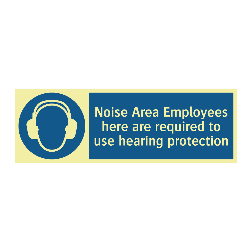Noise Area Employees here are required to use hearing protection