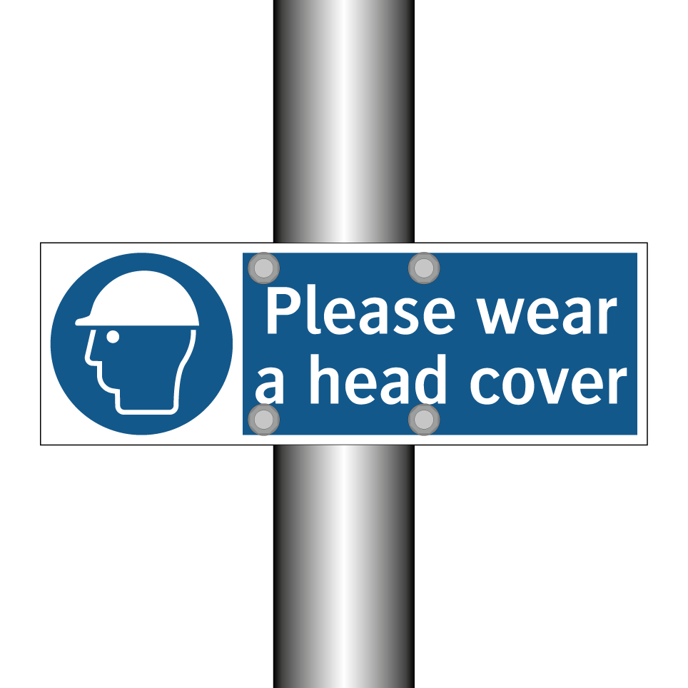 Please wear a head cover