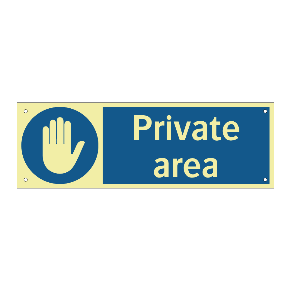 Private area