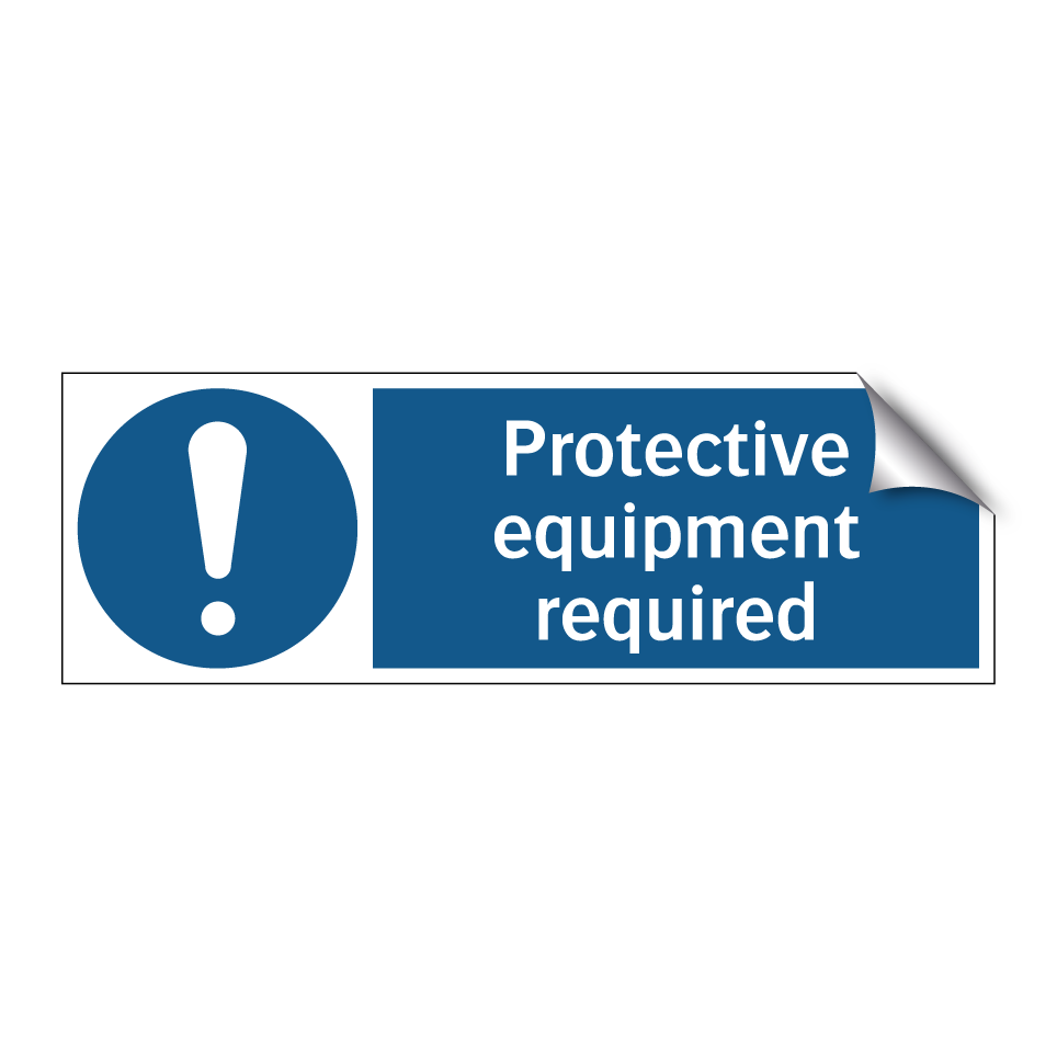 Protective equipment required