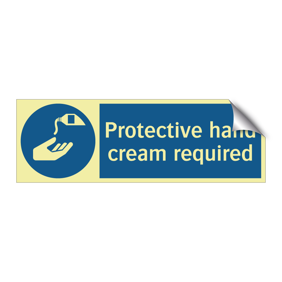 Protective hand cream required