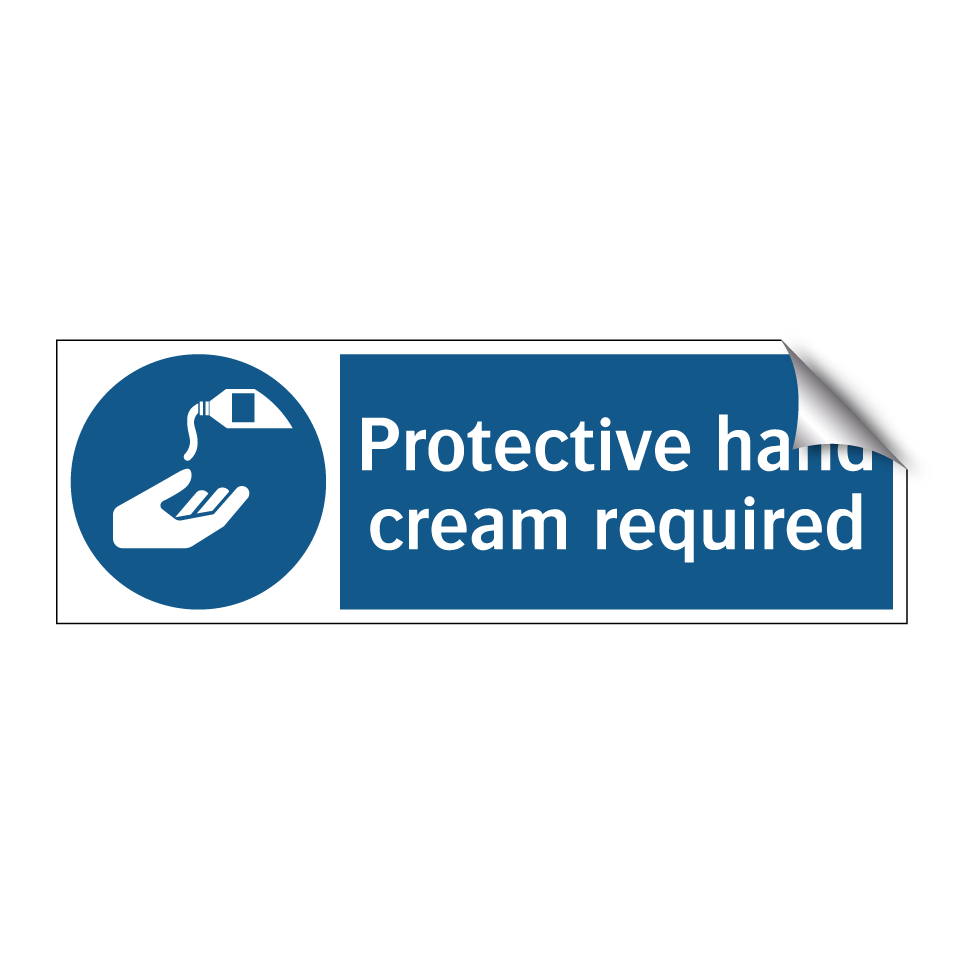 Protective hand cream required