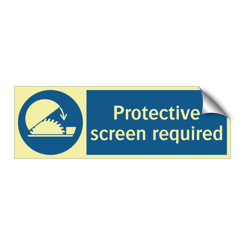 Protective screen required