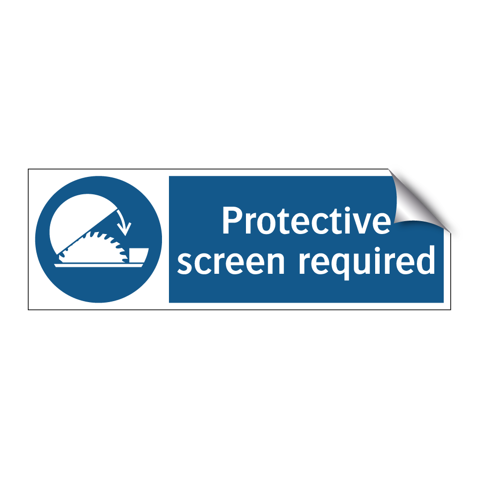 Protective screen required