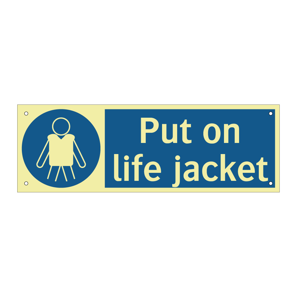 Put on life jacket