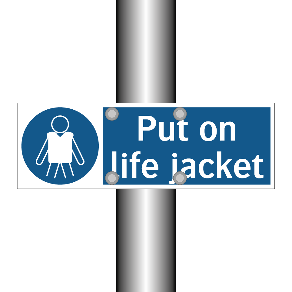 Put on life jacket