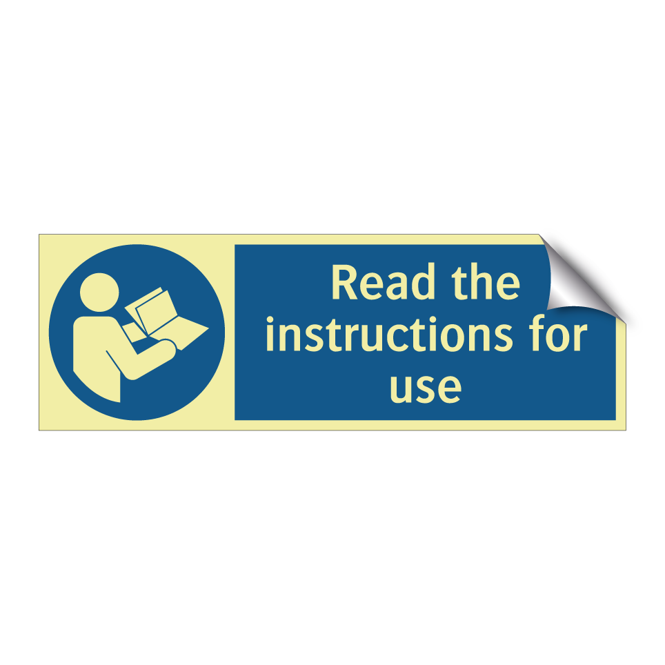 Read the instructions for use