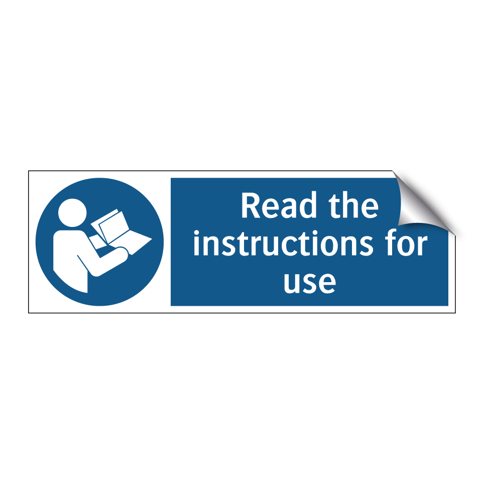 Read the instructions for use