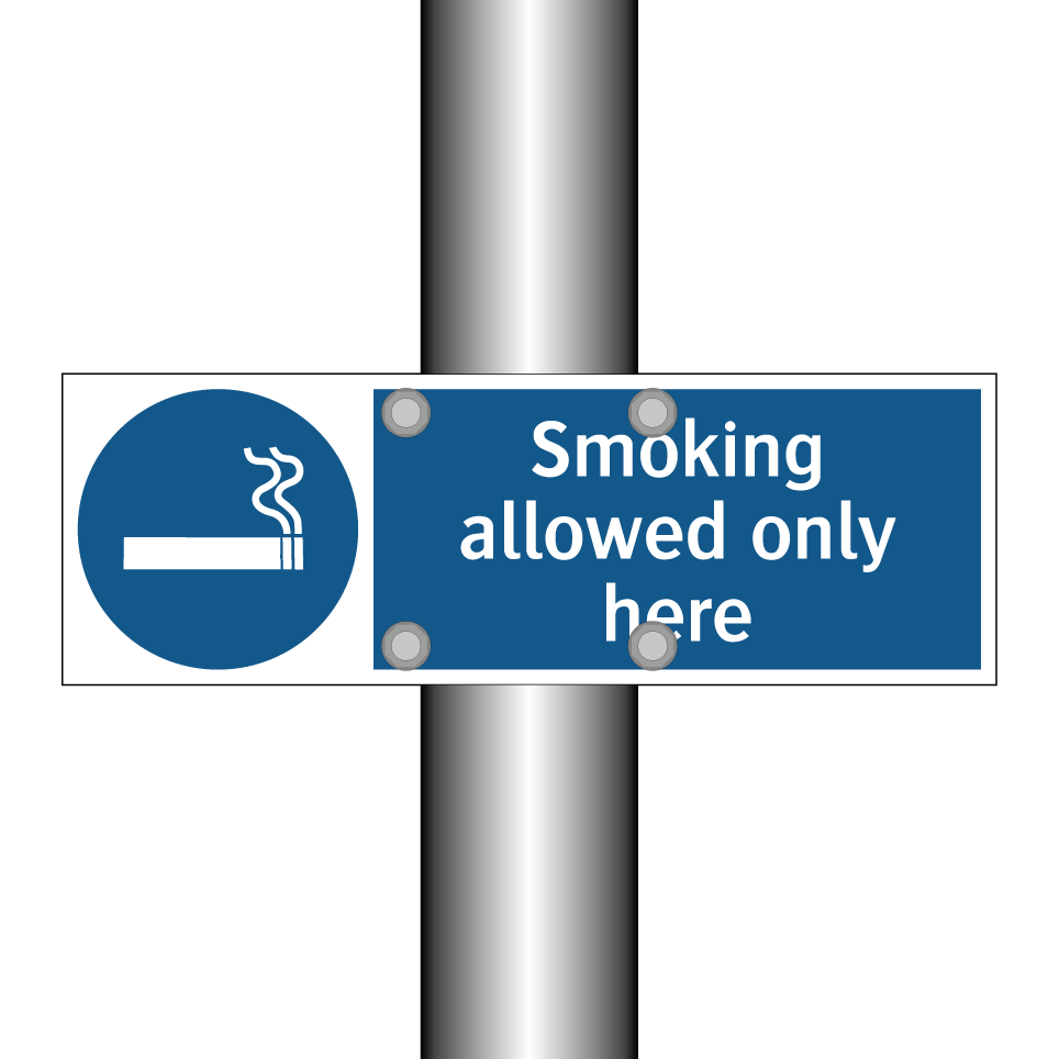 Smoking allowed only here