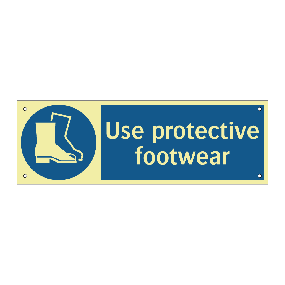 Use protective footwear