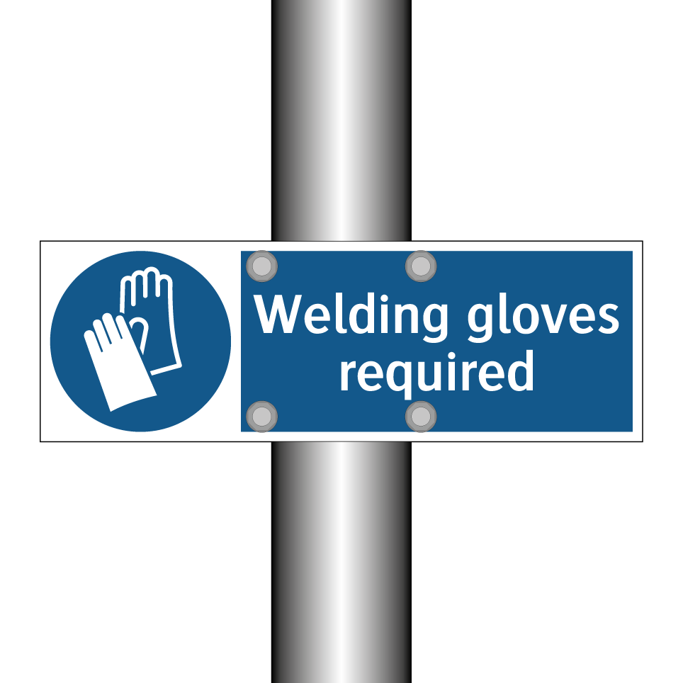 Welding gloves required