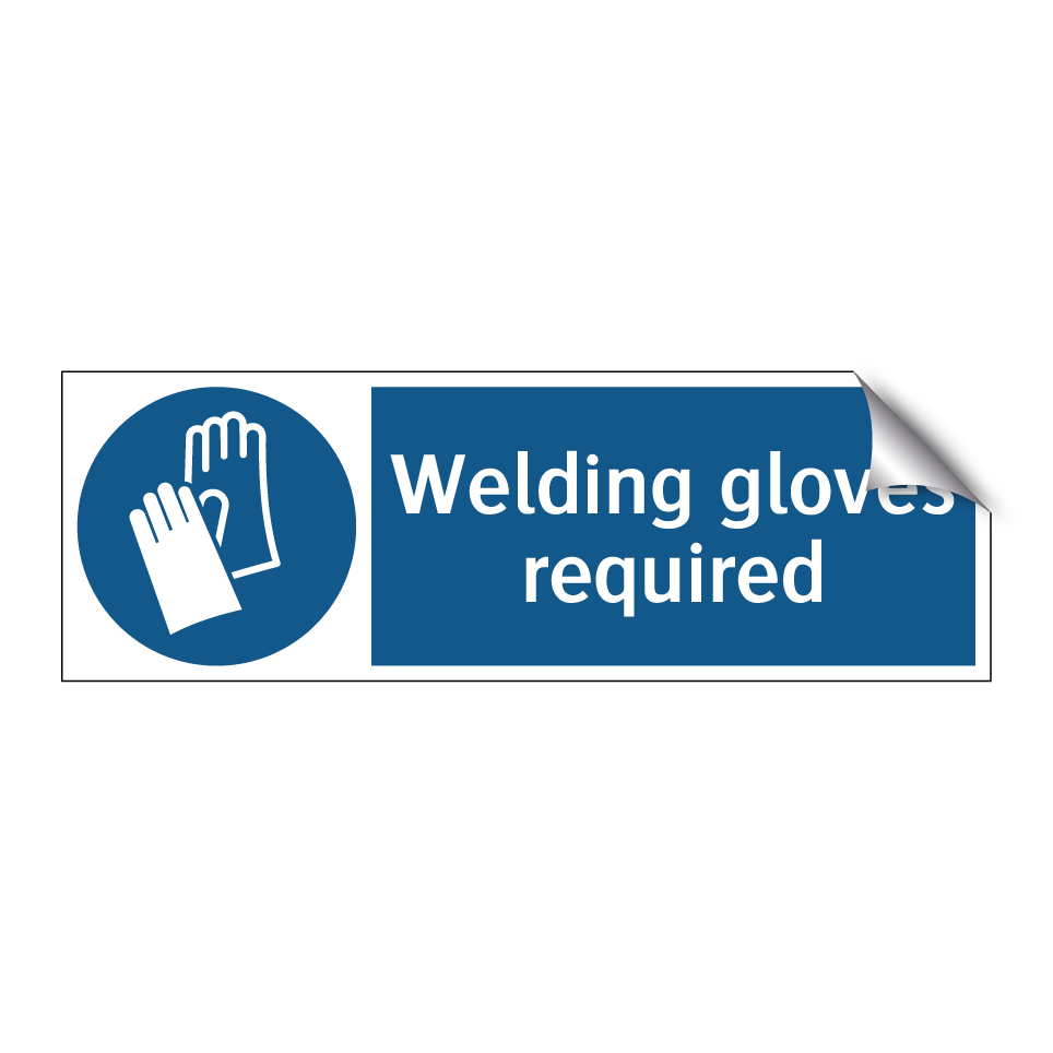 Welding gloves required