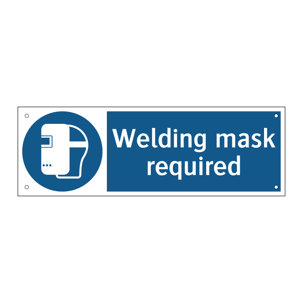 Welding mask required