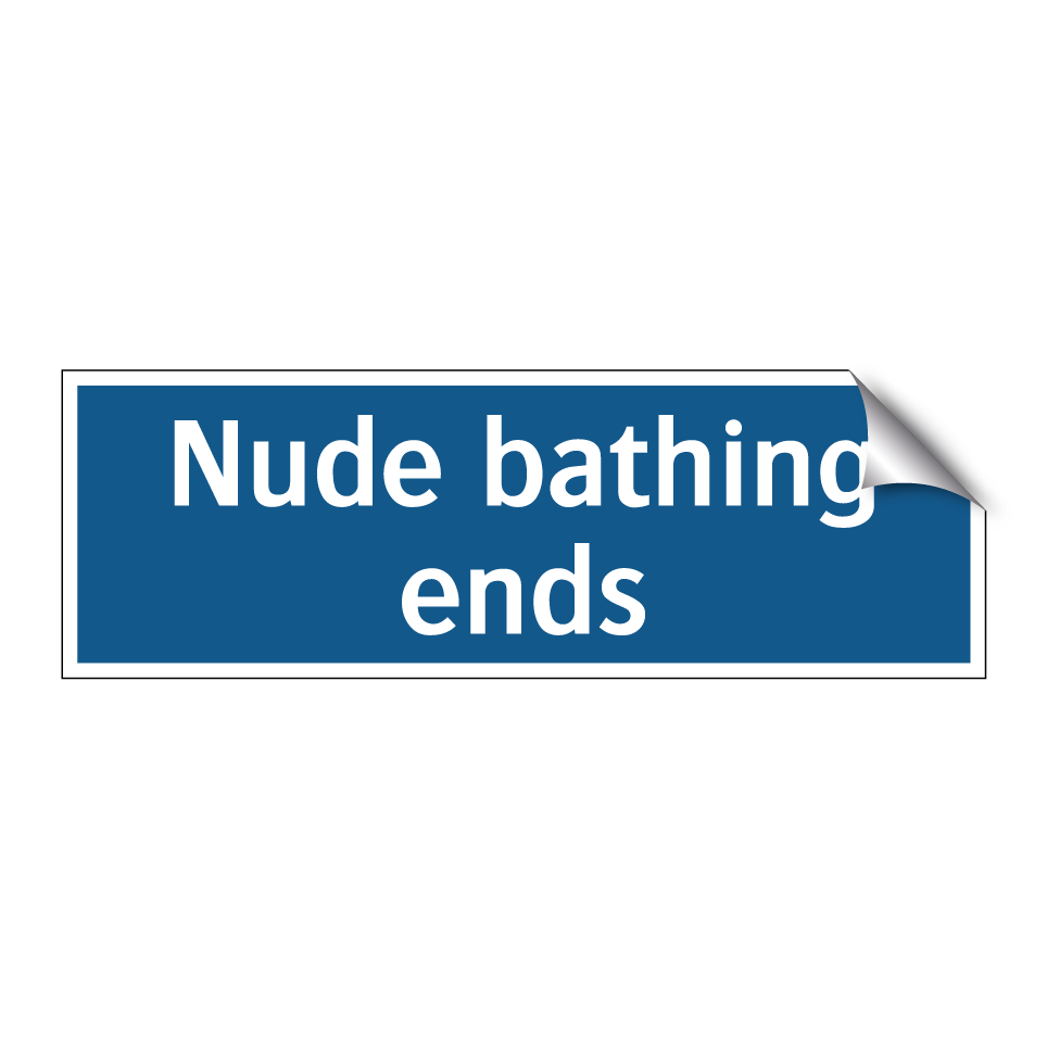Nude bathing ends
