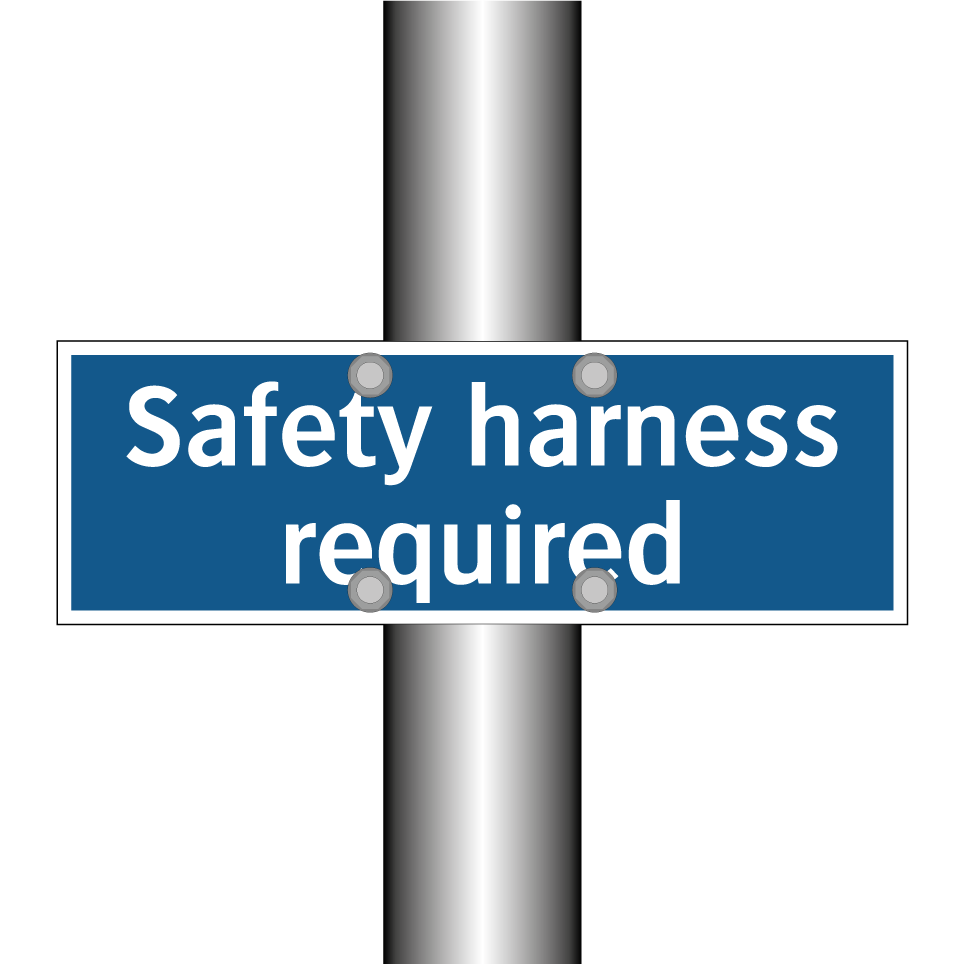 Safety harness required