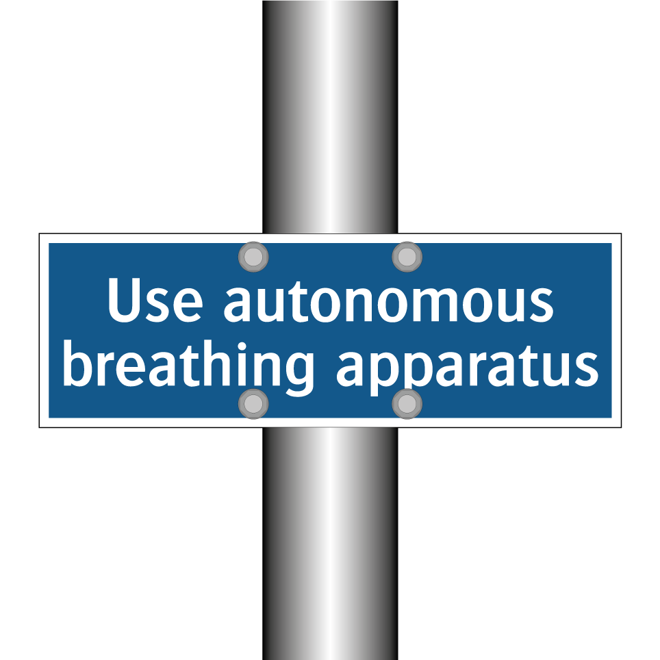 Use autonomous breathing apparatus
