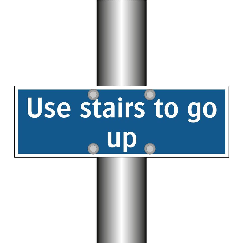 Use stairs to go up