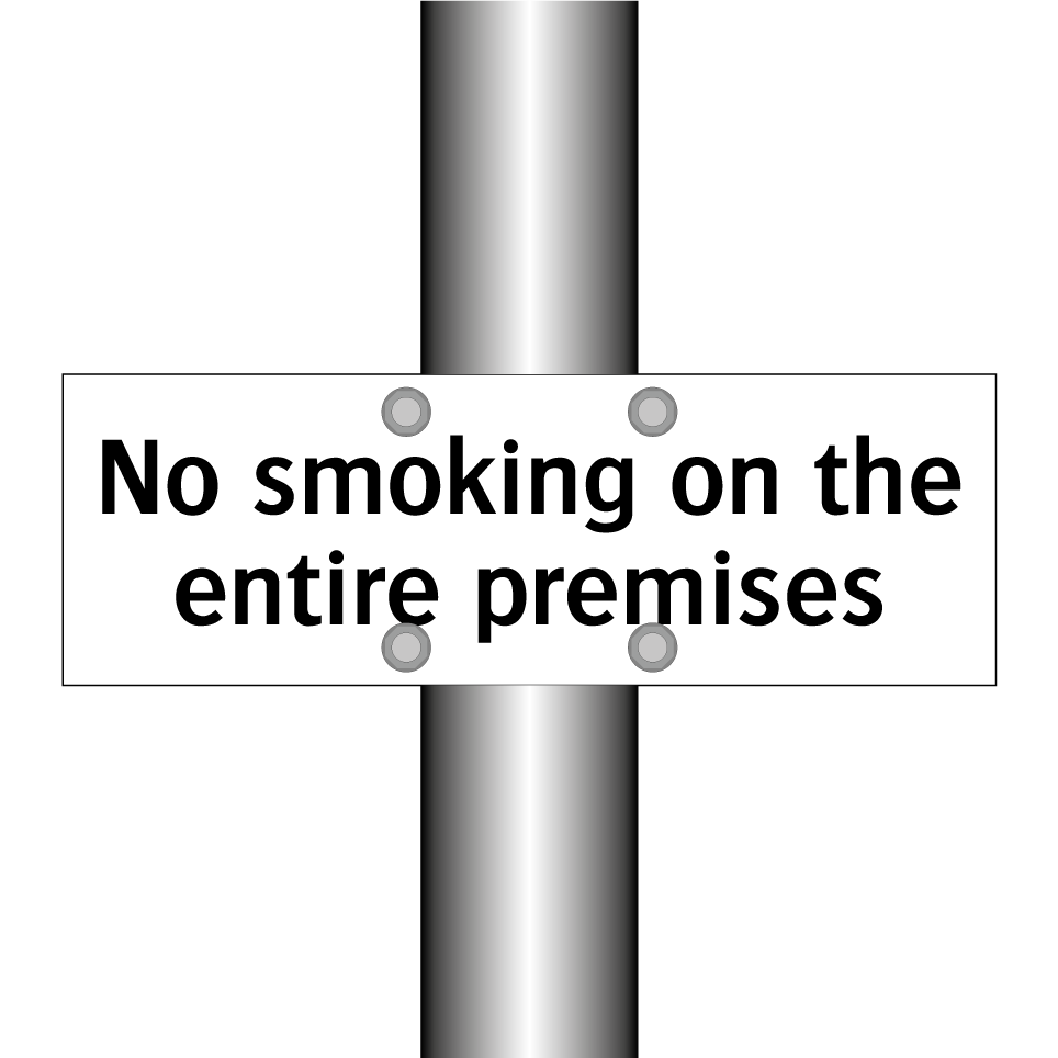 No smoking on the entire premises