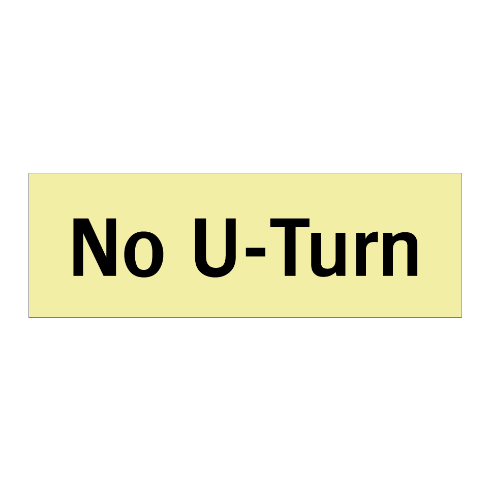 No U-Turn