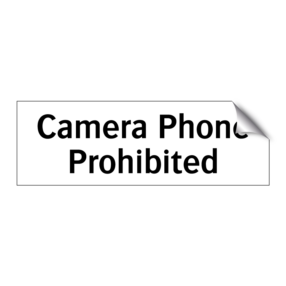 Camera Phone Prohibited