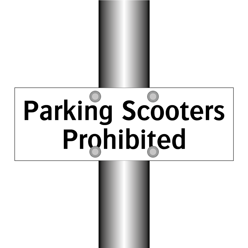 Parking Scooters Prohibited
