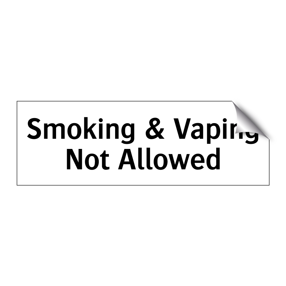 Smoking & Vaping Not Allowed
