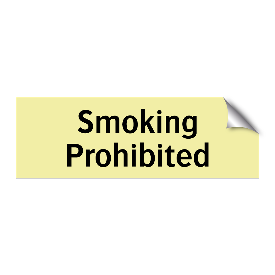 Smoking Prohibited