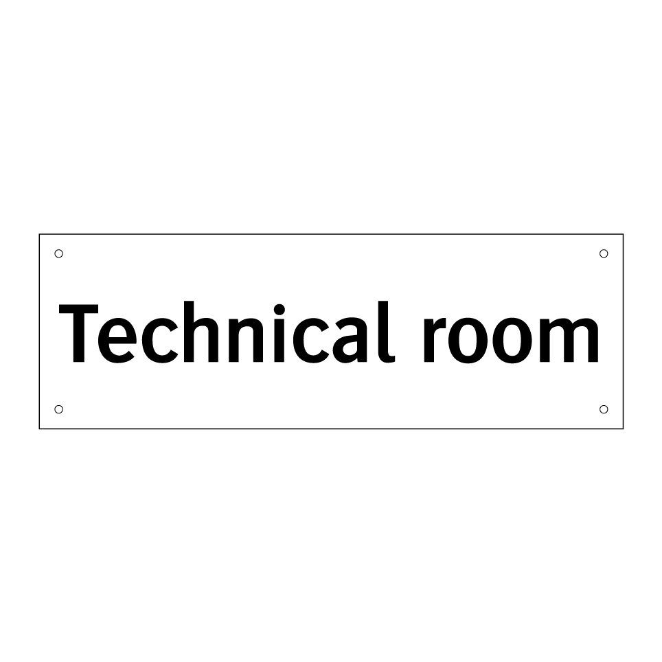 Technical room