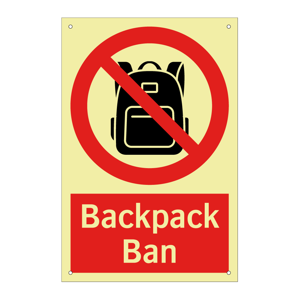 Backpack Ban