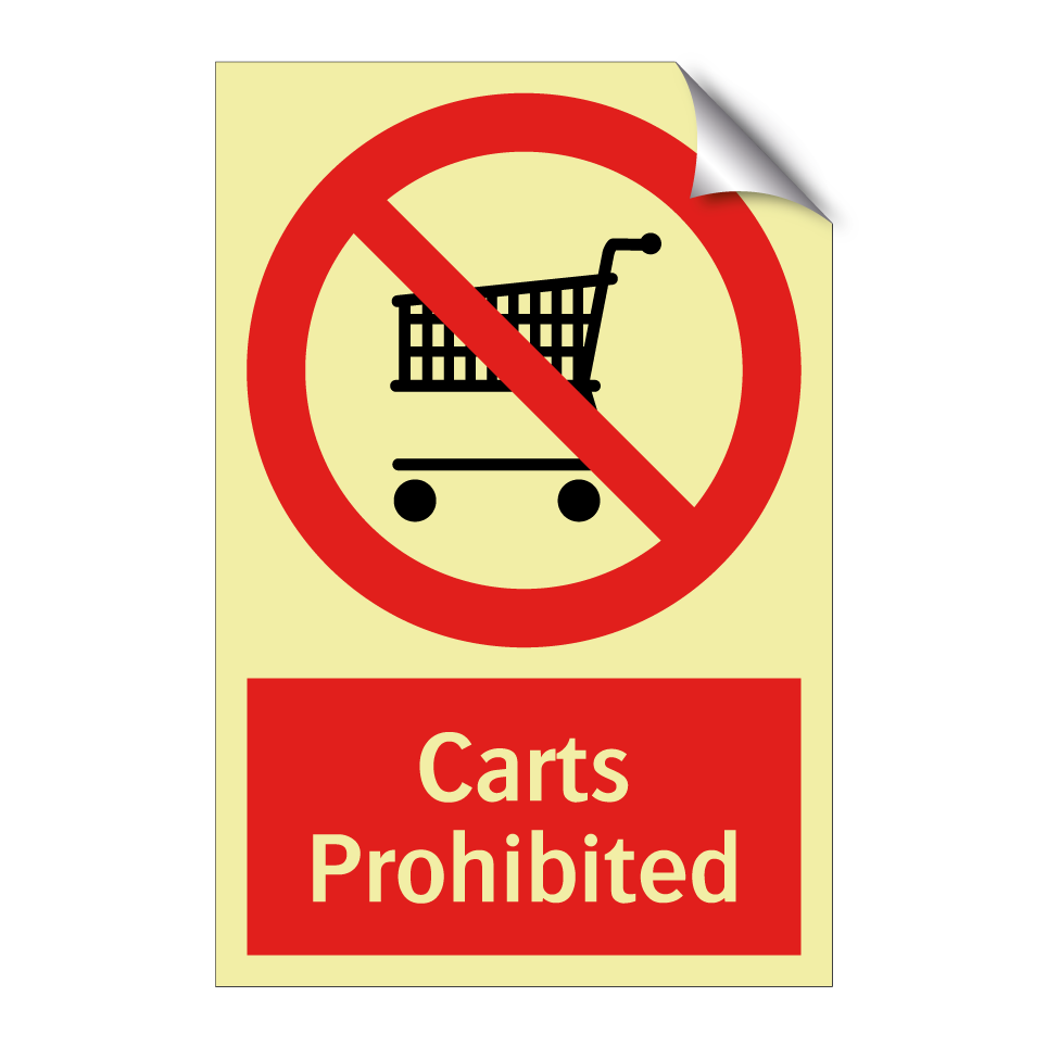Carts Prohibited