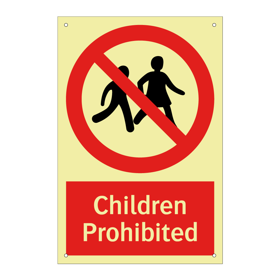 Children Prohibited