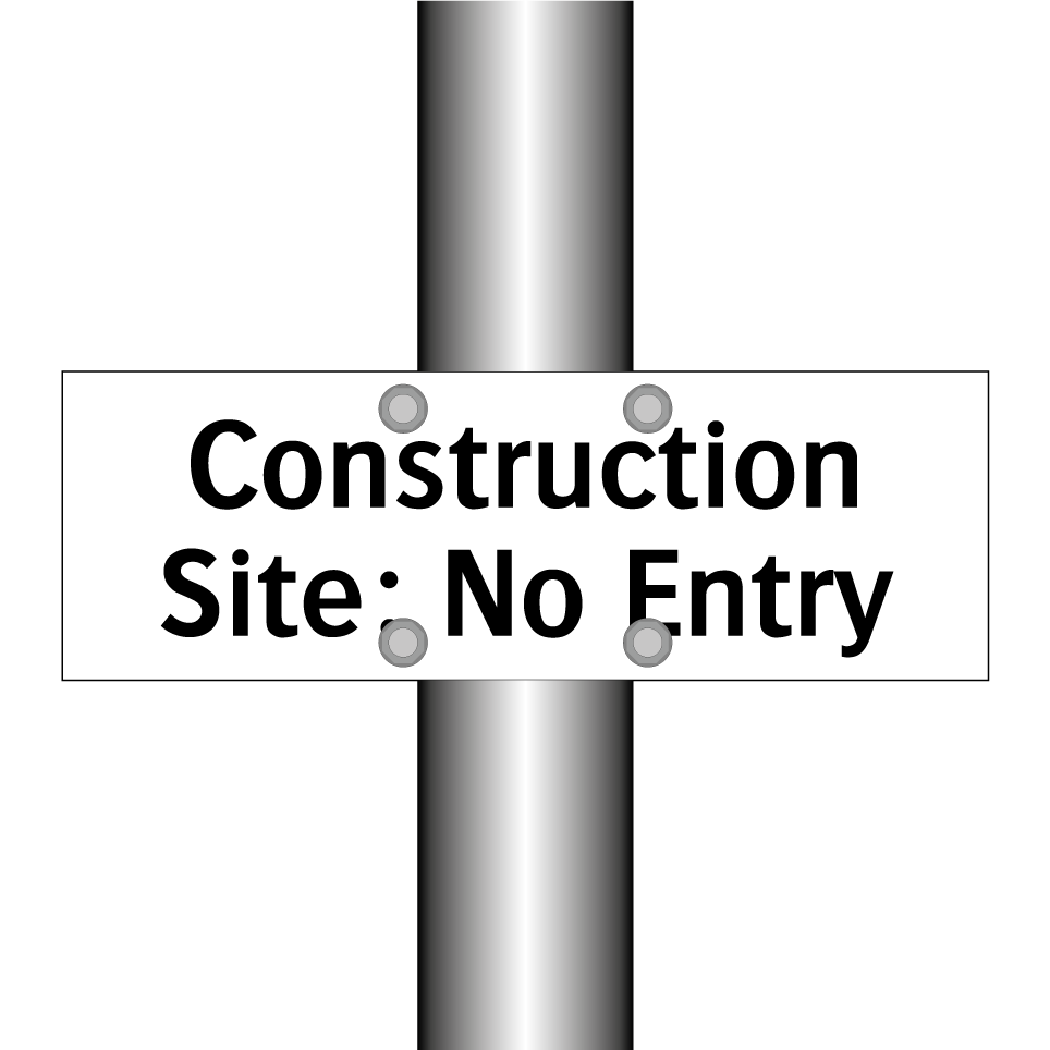 Construction Site: No Entry