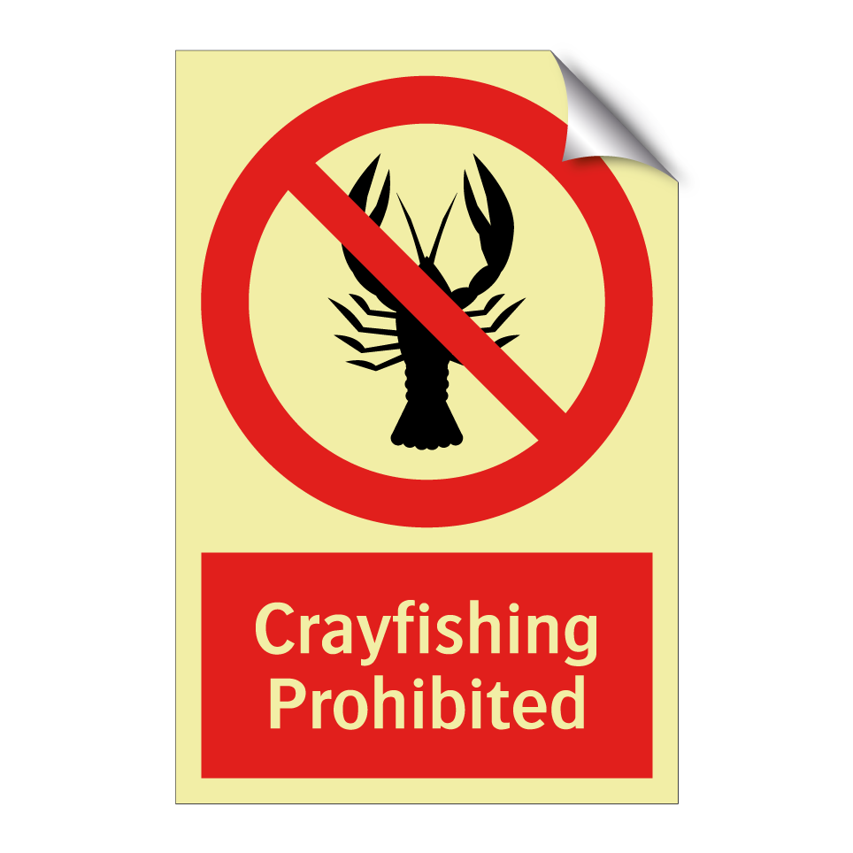 Crayfishing Prohibited