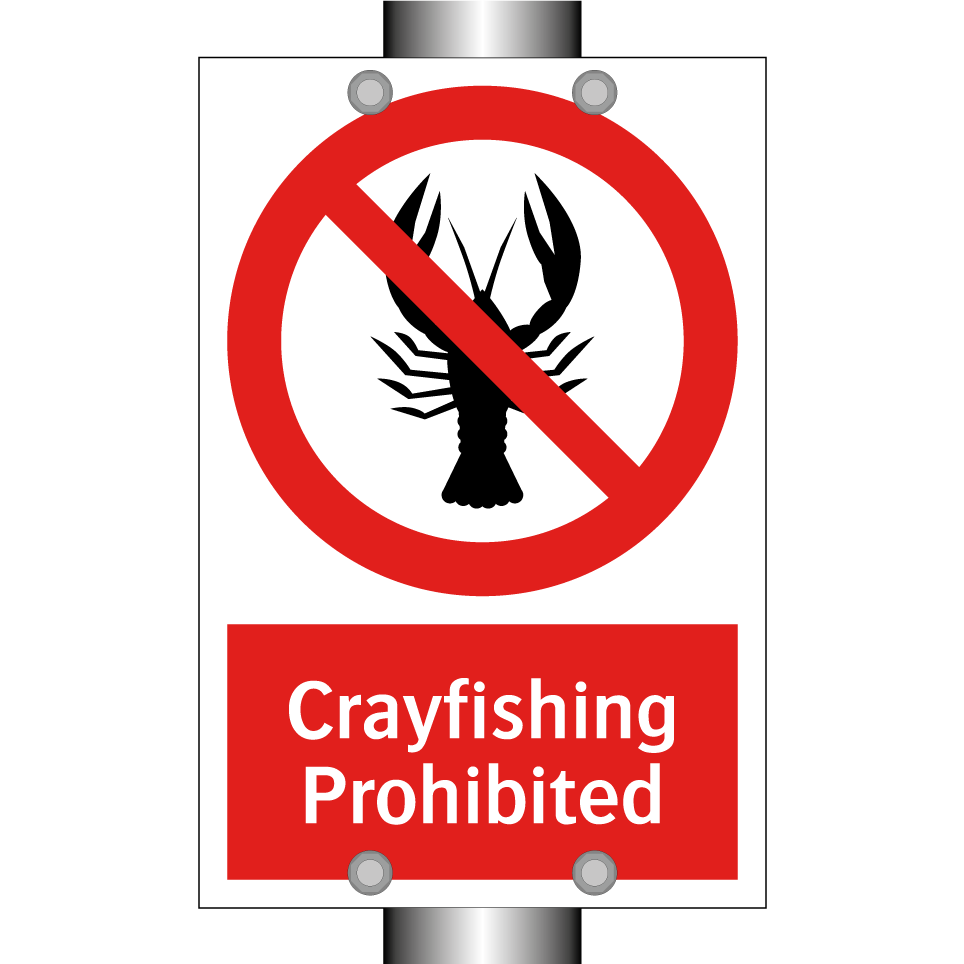 Crayfishing Prohibited