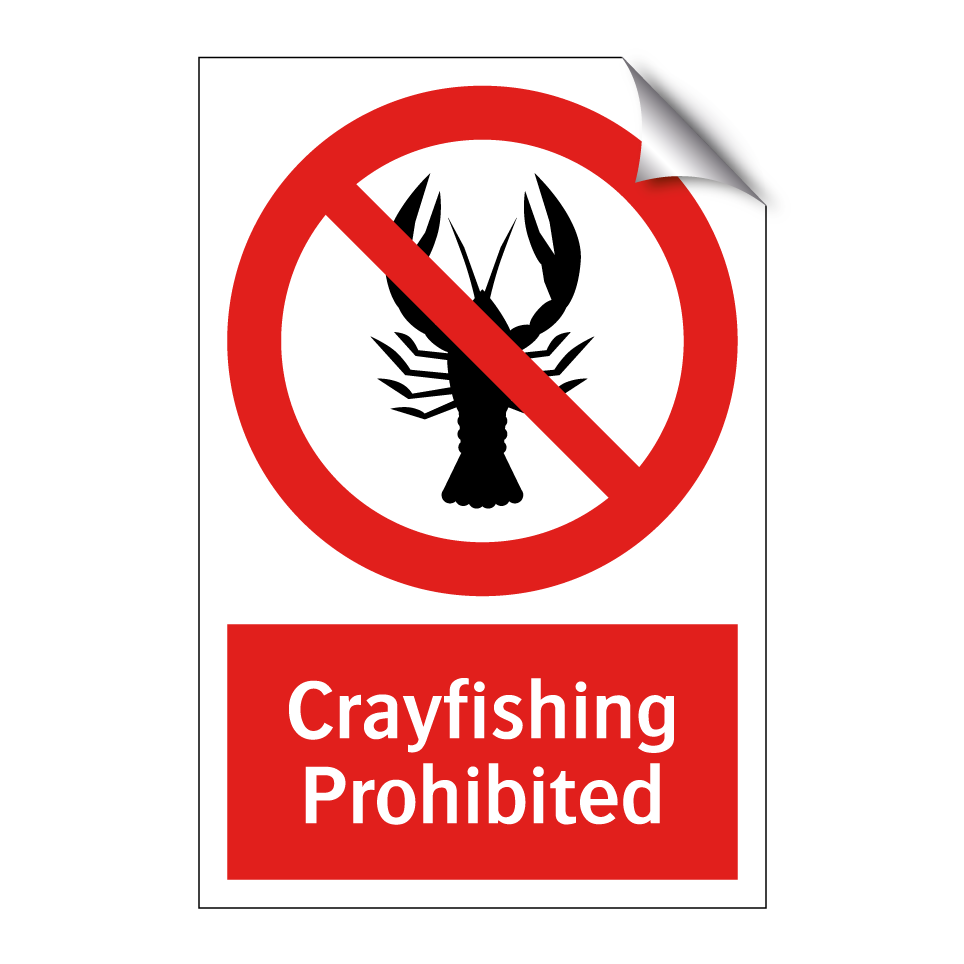 Crayfishing Prohibited