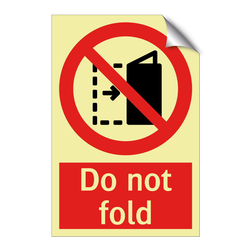 Do not fold