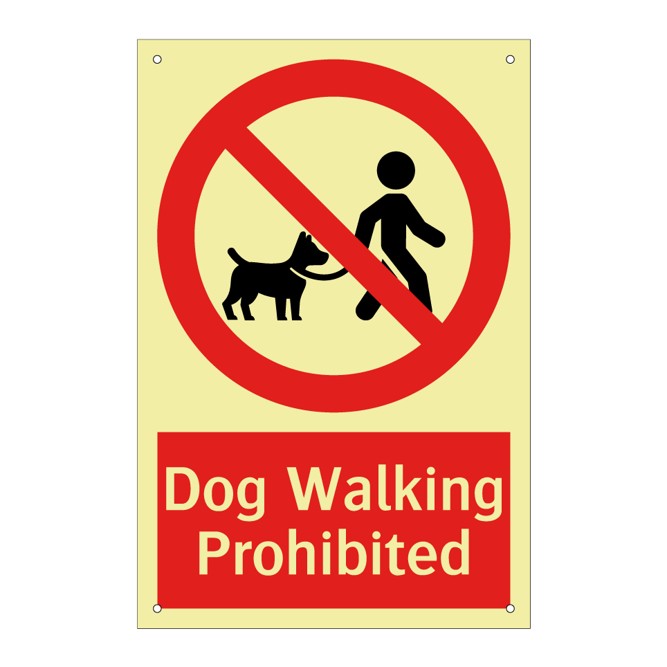 Dog Walking Prohibited