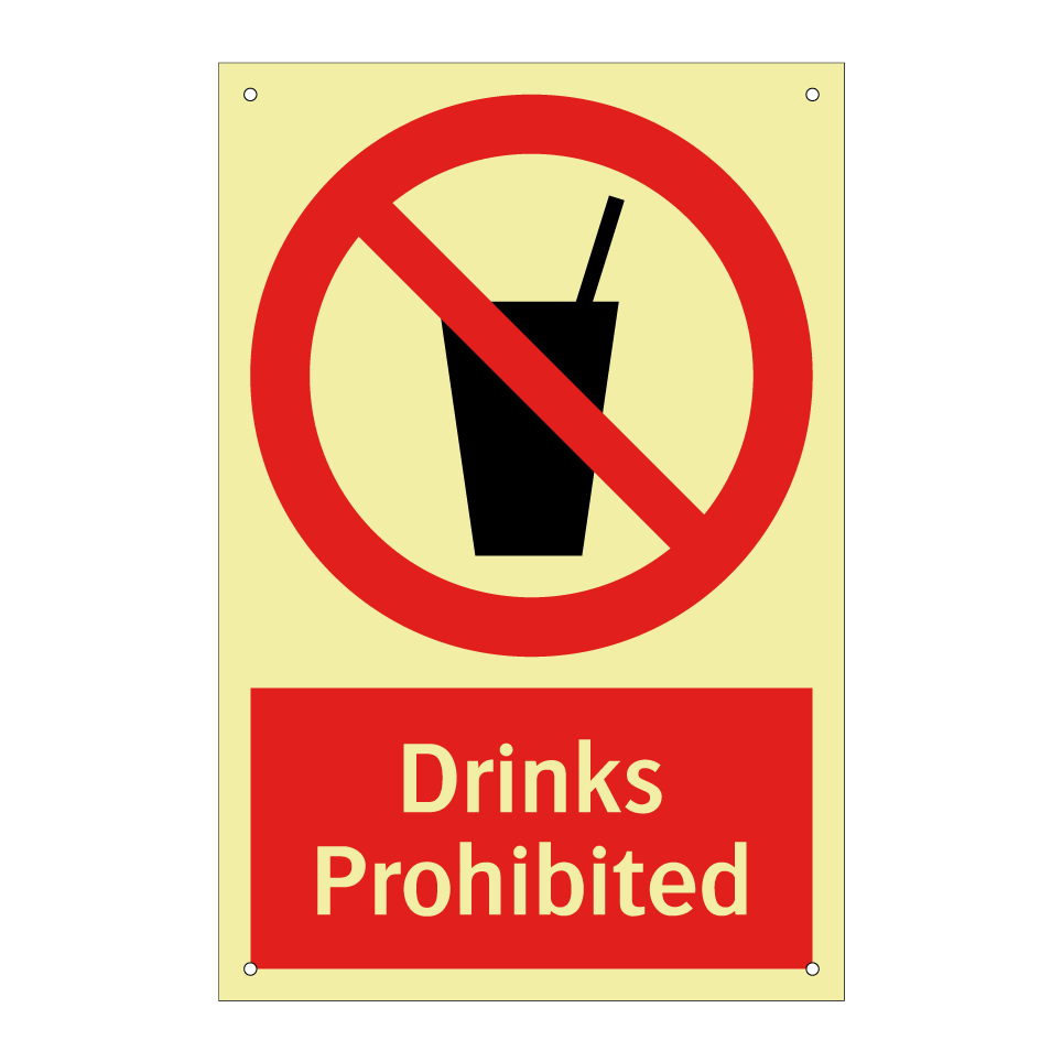Drinks Prohibited