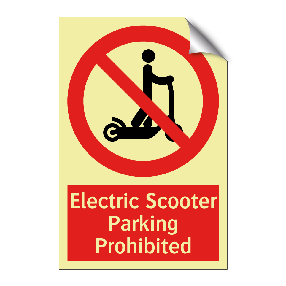 Electric Scooter Parking Prohibited